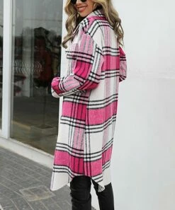 Best Pirce ๐คฉ Romantichut Pink & White Plaid ๐งฅ Coat - ๐ฉ Women ๐ 7 Best Pirce ๐คฉ Romantichut Pink & White Plaid ๐งฅ Coat - ๐ฉ Women ๐ -Romantichut Sales zu101943486 alt 2 tm1639670784