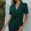Buy ๐ฏ Romantichut Green Swiss Dot Lace-Trim V-Neck Top - ๐ฉ Women ๐ 2 Buy ๐ฏ Romantichut Green Swiss Dot Lace-Trim V-Neck Top - ๐ฉ Women ๐ -Romantichut Sales zu103594112 main tm1646254526