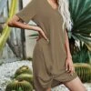 Wholesale โ Romantichut Khaki V-Neck Twist-Front Shift ๐ Dress - ๐ฉ Women ๐งจ 2 Wholesale โ Romantichut Khaki V-Neck Twist-Front Shift ๐ Dress - ๐ฉ Women ๐งจ -Romantichut Sales zu103956807 main tm1646853189