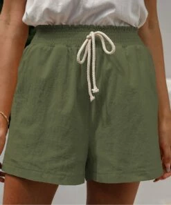 Budget ๐คฉ Romantichut Army Green Drawstring Pocket Shorts - ๐ฉ Women ๐ 7 Budget ๐คฉ Romantichut Army Green Drawstring Pocket Shorts - ๐ฉ Women ๐ -Romantichut Sales zu104075321 alt 2 tm1647293778