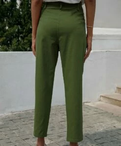 Best Sale ๐ฅฐ Romantichut Army Green Button-Front High-Waist Pants - ๐ฉ Women ๐ฅฐ 9 Best Sale ๐ฅฐ Romantichut Army Green Button-Front High-Waist Pants - ๐ฉ Women ๐ฅฐ -Romantichut Sales zu104092962 alt 3 tm1651774551