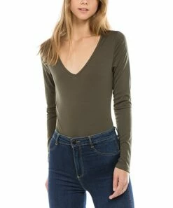 Deals 🎁 Romantichut Green V-Neck Top - 👩 Women 🎉