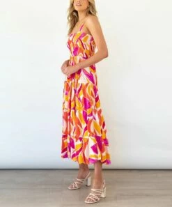 Cheapest ๐ Romantichut Orange & Pink Geometric Sleeveless Maxi ๐ Dress - ๐ฉ Women โค๏ธ 8 Cheapest ๐ Romantichut Orange & Pink Geometric Sleeveless Maxi ๐ Dress - ๐ฉ Women โค๏ธ -Romantichut Sales zu105280565 alt 2 tm1651061717