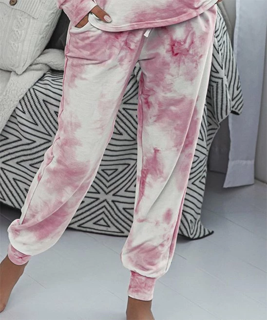 Cheap 🎉 Romantichut Pink Tie-Dye Pocket Joggers - 👩 Women 🔥 6 Cheap 🎉 Romantichut Pink Tie-Dye Pocket Joggers - 👩 Women 🔥 - Image 4