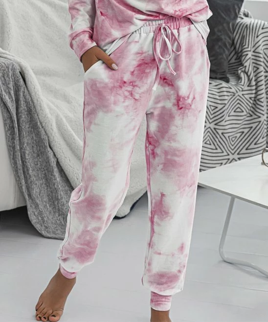 Cheap 🎉 Romantichut Pink Tie-Dye Pocket Joggers - 👩 Women 🔥 7 Cheap 🎉 Romantichut Pink Tie-Dye Pocket Joggers - 👩 Women 🔥 - Image 5