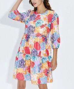 Cheapest ๐คฉ Romantichut Purple & Yellow Abstract Floral Tiered A-Line ๐ Dress - ๐ฉ Women โค๏ธ 8 Cheapest ๐คฉ Romantichut Purple & Yellow Abstract Floral Tiered A-Line ๐ Dress - ๐ฉ Women โค๏ธ -Romantichut Sales zu105922666 alt 2 tm1653434596