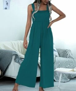 Best reviews of ๐ Romantichut Deep Green Shirred Square Neck Wide-Leg Jumpsuit - ๐ฉ Women โญ 11 Best reviews of ๐ Romantichut Deep Green Shirred Square Neck Wide-Leg Jumpsuit - ๐ฉ Women โญ -Romantichut Sales zu107037691 alt 4 tm1656697865