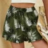 Top 10 โ๏ธ Romantichut Green & White Leaf Drawstring Shorts - ๐ฉ Women ๐ 1 Top 10 โ๏ธ Romantichut Green & White Leaf Drawstring Shorts - ๐ฉ Women ๐ -Romantichut Sales zu107223053 main tm1657802654