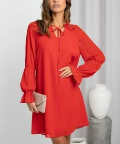 Coupon ๐ฏ Romantichut Red Poet-Sleeve Self-Tie Notch Neck ๐ Dress - ๐ฉ Women ๐ 9 Coupon ๐ฏ Romantichut Red Poet-Sleeve Self-Tie Notch Neck ๐ Dress - ๐ฉ Women ๐ -Romantichut Sales zu107364002 alt 2 tm1658875744