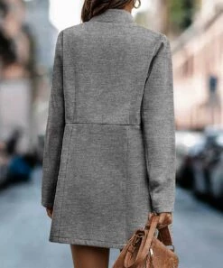 Coupon ⭐ Romantichut Gray Notched Open Jacket - 👩 Women 🎉 7 Coupon ⭐ Romantichut Gray Notched Open Jacket - 👩 Women 🎉 -Romantichut Sales zu108462757 alt 2 tm1661515680