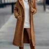 Best deal 💯 Romantichut Deep Camel Hooded Teddy Jacket - 👩 Women 👍