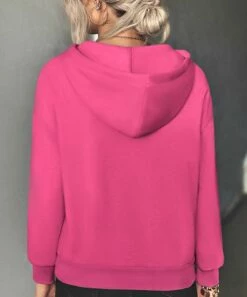 Coupon ⌛ Romantichut Pink Quarter-Zip Hoodie - 👩 Women 🔥 -Romantichut Sales zu108638185 alt 4 tm1662822566