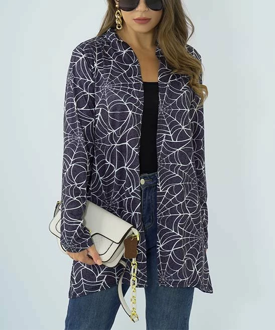 New ๐ Romantichut Navy Spiderweb Open Cardigan - ๐ฉ Women ๐ 4 New ๐ Romantichut Navy Spiderweb Open Cardigan - ๐ฉ Women ๐ - Image 2