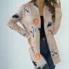 Best reviews of 🔥 Romantichut Gray Cat Jack-o'-Lantern Open Cardigan - 👩 Women 🛒 -Romantichut Sales zu108821443 main tm1663345094