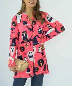 Best Sale 😀 Romantichut Pink Graveyard Open Cardigan - 👩 Women 🎁 -Romantichut Sales zu108827355 alt 2 tm1663345094