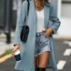 Discount ✨ Romantichut Sky Blue 🧥 Coat - 👩 Women 😍 -Romantichut Sales zu109676157 main tm1666377665