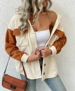 New ๐ฏ Romantichut Apricot & Brown Button-Up Shacket - ๐ฉ Women ๐ฏ 10 New ๐ฏ Romantichut Apricot & Brown Button-Up Shacket - ๐ฉ Women ๐ฏ -Romantichut Sales zu109732983 alt 3 tm1666785502