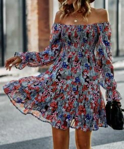 Deals ๐ Romantichut Red Floral Tiered A-Line ๐ Dress - ๐ฉ Women ๐