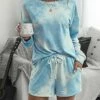Budget ๐ Romantichut Blue Tie-Dye Long-Sleeve Top & Shorts - ๐ฉ Women ๐ฏ 2 Budget ๐ Romantichut Blue Tie-Dye Long-Sleeve Top & Shorts - ๐ฉ Women ๐ฏ -Romantichut Sales zu92369689 main tm1610980094