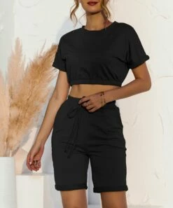 Brand new ๐ Romantichut Black Crop Top & Pocket Bermuda Shorts - ๐ฉ Women ๐ 9 Brand new ๐ Romantichut Black Crop Top & Pocket Bermuda Shorts - ๐ฉ Women ๐ -Romantichut Sales zu94146923 alt 3 tm1615917350