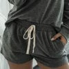 Best reviews of 👏 Romantichut Dark Gray Drawstring Pocket Shorts - 👩 Women 🔥 -Romantichut Sales zu94583668 main tm1616784866