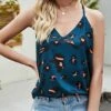 Best Sale 💯 Romantichut Dark Blue & Black Leopard V-Neck Tank - 👩 Women 🔔 2 Best Sale 💯 Romantichut Dark Blue & Black Leopard V-Neck Tank - 👩 Women 🔔 -Romantichut Sales zu96054161 main tm1621465311