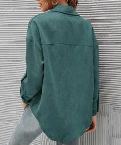 Best deal 🧨 Romantichut Green Long-Sleeve Button-Up Top - 👩 Women ✨