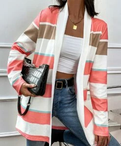 Wholesale โญ Romantichut Pink & White Stripe Open Cardigan - ๐ฉ Women ๐ 8 Wholesale โญ Romantichut Pink & White Stripe Open Cardigan - ๐ฉ Women ๐ -Romantichut Sales zu99646072 alt 1 tm1631728193