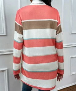 Wholesale โญ Romantichut Pink & White Stripe Open Cardigan - ๐ฉ Women ๐ 11 Wholesale โญ Romantichut Pink & White Stripe Open Cardigan - ๐ฉ Women ๐ -Romantichut Sales zu99646072 alt 4 tm1631728193